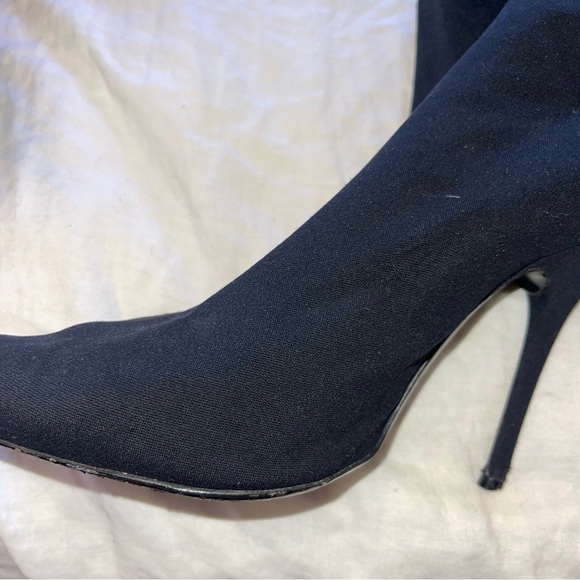 Balenciaga Black Heeled Boots with Stiletto Heel - Picture 13 of 16